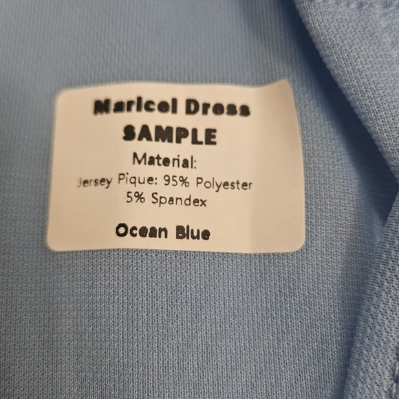 HIHO Maricel UPF 50 Tie Front Hooded Dress In Serenity Blue. Size S NWOT - Picture 3 of 13